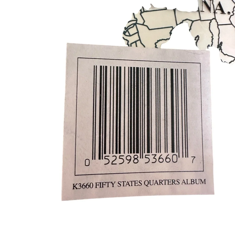 Fifty States Quarter‎ Collection Album Coin Holder Collector Map New Sealed